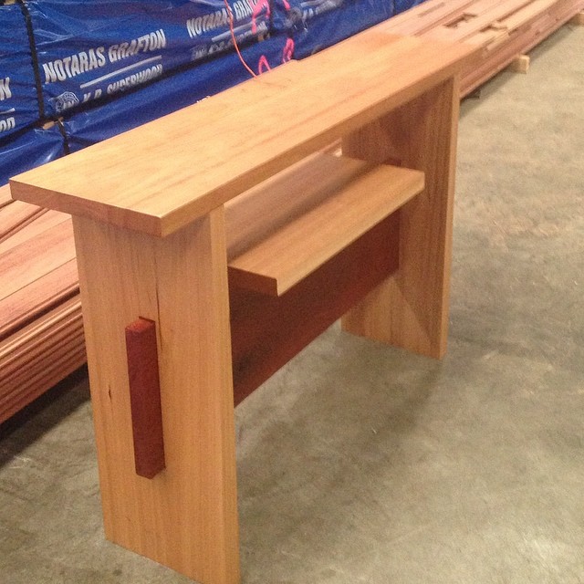 Designer Furniture made to order Hall Stand by Timber Floors Pty Ltd