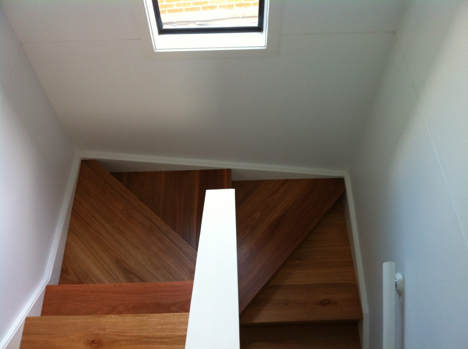 Grey gum flooring and staircase by Timber Floors Pty Ltd