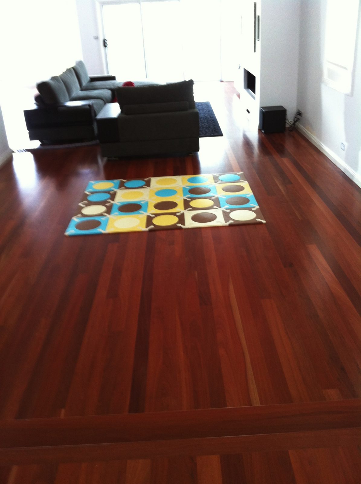 Grey Gum timber flooring supplied and installed by Timber Floors Pty Ltd