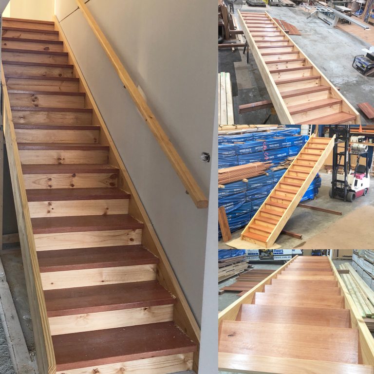 From being produced in the Warehouse and fitted on site solid Staircase by Timber Floors Pty Ltd