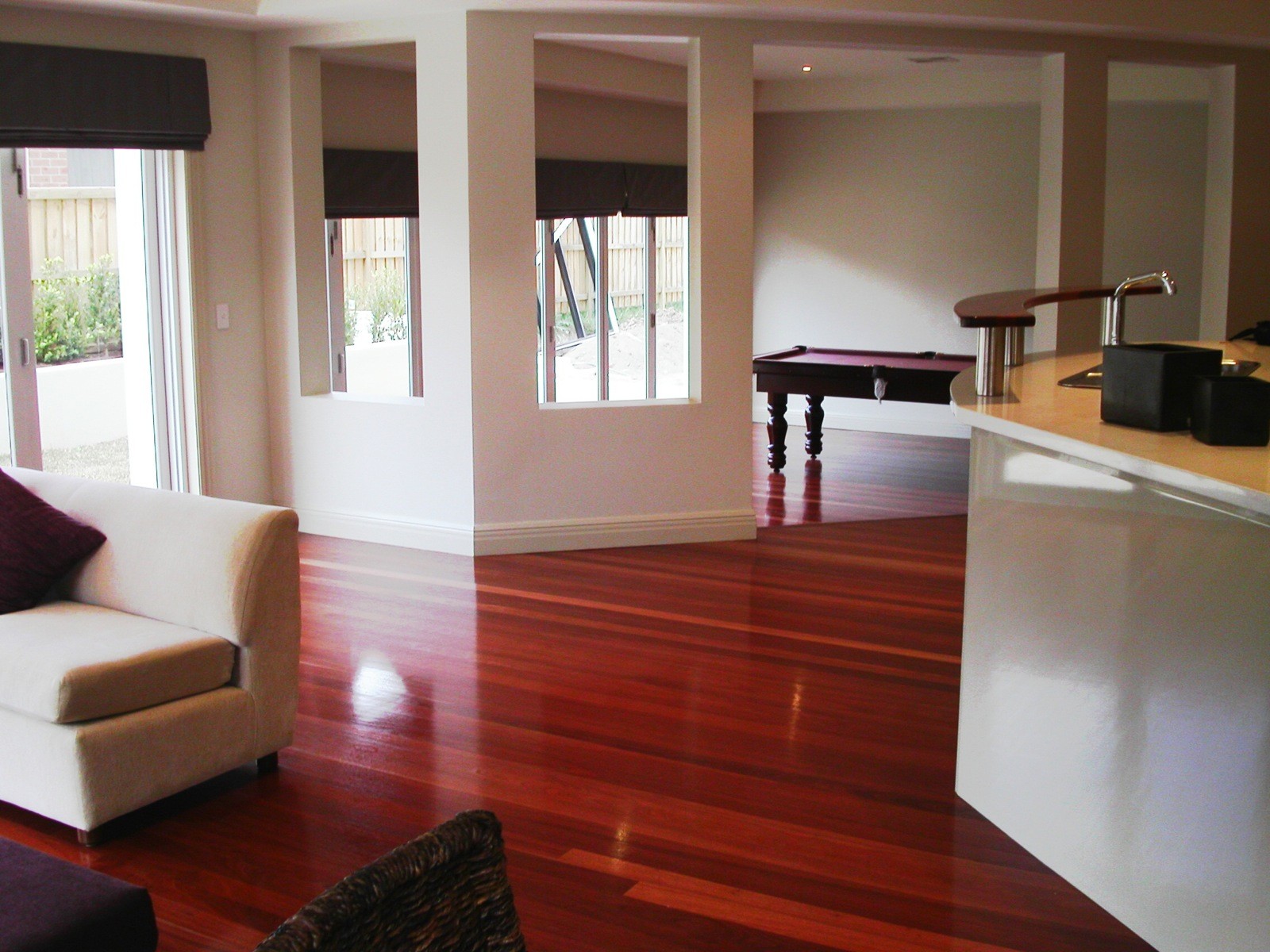 Red Gum timber flooring supplied and installed by Timber Floors Pty Ltd